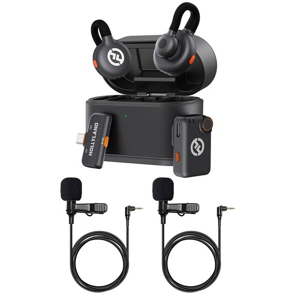 送料無料 日本 Hollyland LARK Microphone Wireless 2-Person Combo Mini M2S 配信機器・PA機器・レコーディング機器
